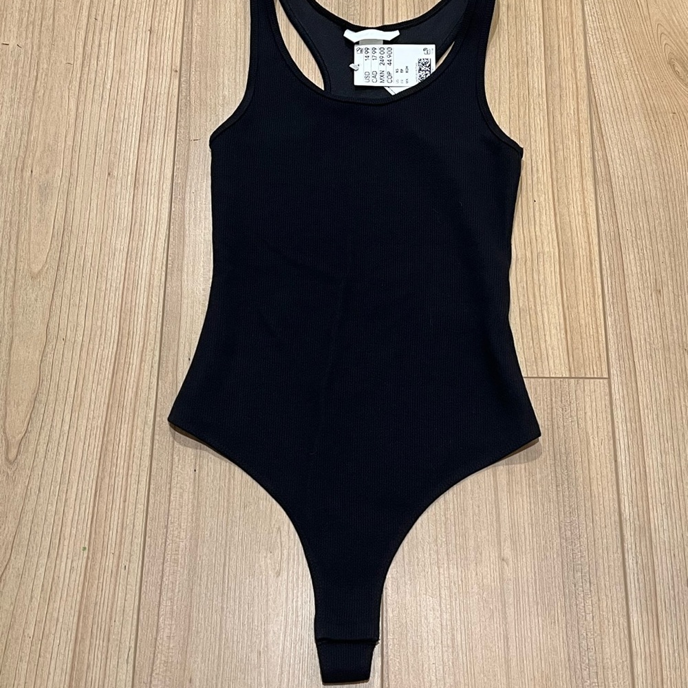 *NEW* H&M Classic Black Bodysuit